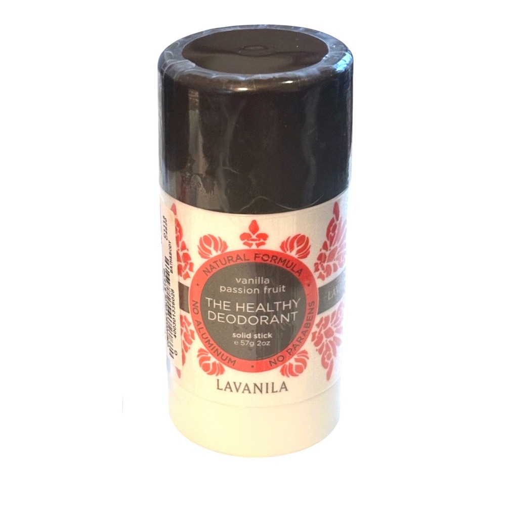 Lavanila The Healthy Deodorant Vanilla Passion Fruit 2oz Solid Stick 2 Pack New